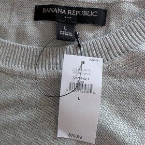 NWT Banana Republic Sweater in a gentle shimmery blue-gray